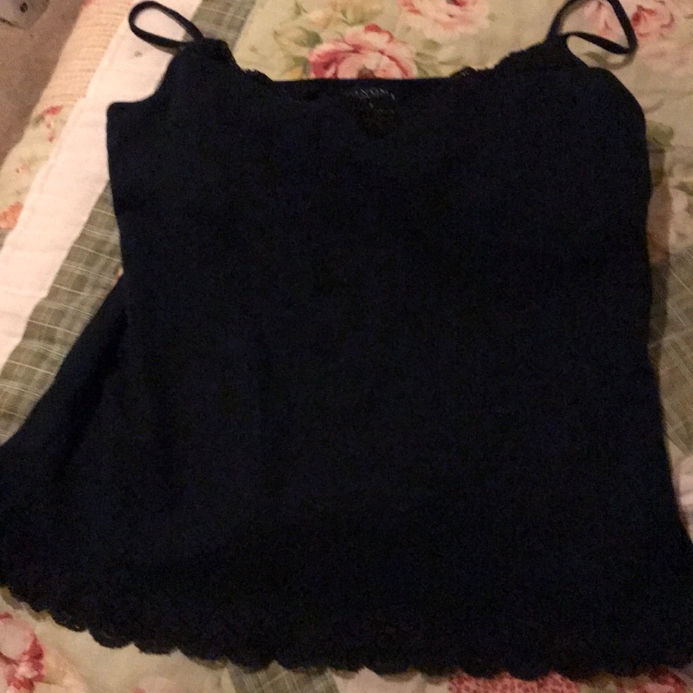 Black Sonoma lifestyle tank top with built in bra